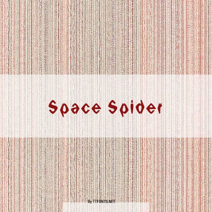 Space Spider example